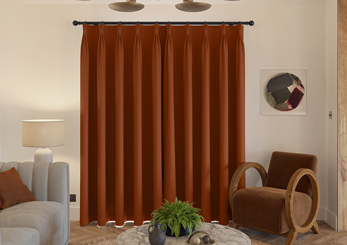 Ascot, Terracotta - Made to Measure Curtains - Image 7